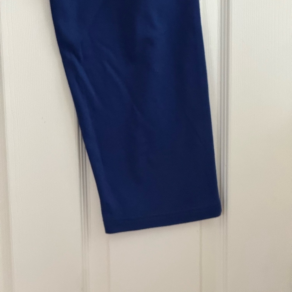 Navy Blue Knit Pants size L Tall - Picture 9 of 11
